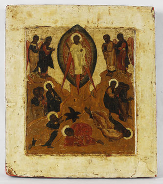 Старинная икона "Преображение Господне" - фото 2