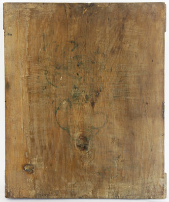 Старинная икона "Святая Троица, Святитель Христов Николай, пророк Захария и праведная Елизавета" - фото 4