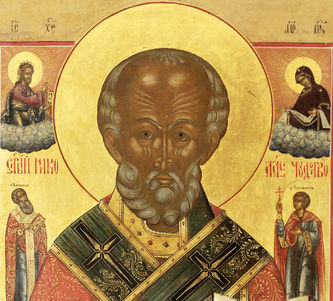 Старинная подписная икона "Святитель Николай Чудотворец" - фото 2