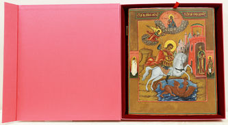 Старинная икона "Святой великомученик Георгий Победоносец" - фото 4