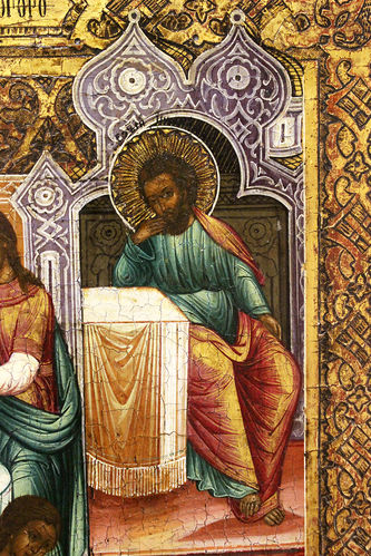 Старинная икона "Рождество Пресвятой Богородицы" - фото 3