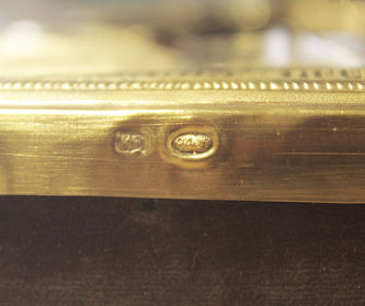 Антикварная икона "Богоматерь Казанская" в серебряном окладе - фото 4