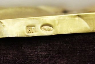 Антикварная икона "Господь Вседержитель" в окладе с перегородчатой эмалью - фото 4