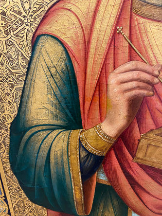 Старинная икона "Святой великомученик Пантелеймон" - фото 3