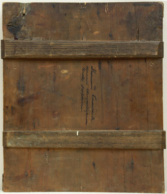 Старинная икона "Господь Вседержитель" с предстоящим мучеником Власием - фото 4