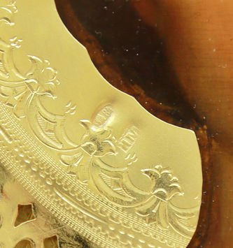 Старинная икона "Великомученик Димитрий Солунский" в серебряном окладе - фото 5