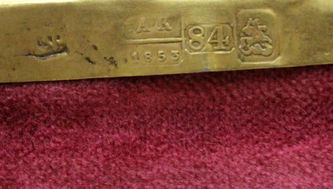 Старинная икона "Богоматерь Казанская" в окладе с эмалью - фото 5