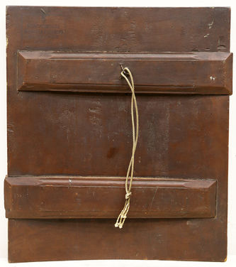 Старинная икона "Казанская Богоматерь" на золотом фоне - фото 4