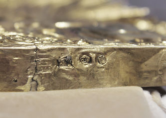 Старинная икона "Богоматерь Казанская" в окладе с венцом и короной - фото 5