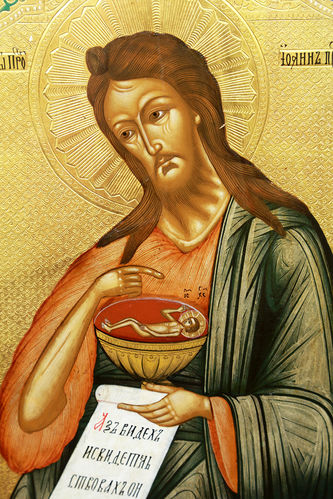 Деисусный чин: Господь Вседержитель, Богоматерь Тихвинская, Иоанн Предтеча - фото 5