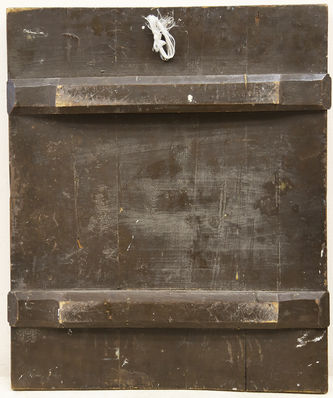 Старинная икона "Владимирская Богоматерь" в стиле русского модерна с изображением херувимов - фото 5