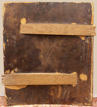 Старинная икона "Богоматерь Феодоровская" в окладе с эмалью - фото 4