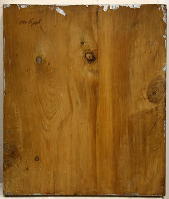 Старинная икона "Сергий Радонежский" с росписью под эмаль - фото 4