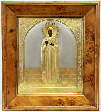 Мастер Зверев Николай Николаевич (1898-1912)
Старинная икона "Святая княгиня Ольга" - фото 4