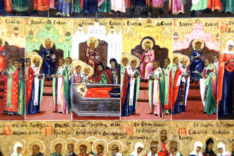 Старинная икона-минея "Июль" - фото 3