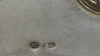 Мастер Смирнов Дмитрий Лукич
Старинная икона "Казанская Богоматерь" в окладе с камнями в стиле модерн - фото 5