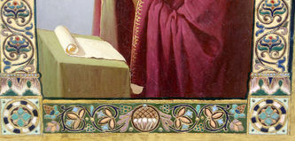 Старинная икона "Благовещение Богородицы" в стиле модерн - фото 4