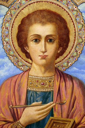 Иконописная мастерская В.И.Миронова
Старинная икона "Святой целитель Пантелеймон" - фото 3