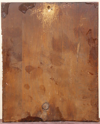 Старинная икона "Преподобный Антоний Сийский" - фото 5