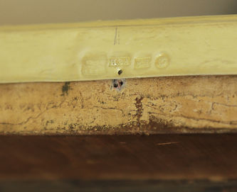 Старинная икона "Благовещение" в барочном окладе - фото 5