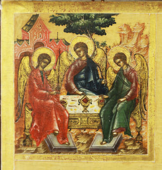 Старинная икона "Преподобный Макарий Желтоводский (Унженский)" - фото 3