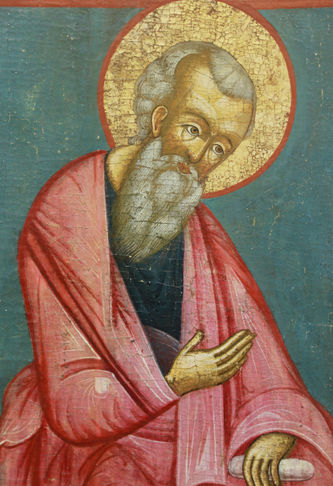 Старинная икона "Апостол Андрей Первозванный" - фото 2