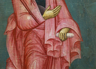 Старинная икона "Апостол Андрей Первозванный" - фото 3