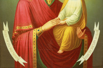 Старинная икона Богоматери "Споручница грешных" - фото 3