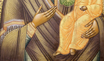 Старинная икона "Иверская Богоматерь" с растительным орнаментом - фото 3