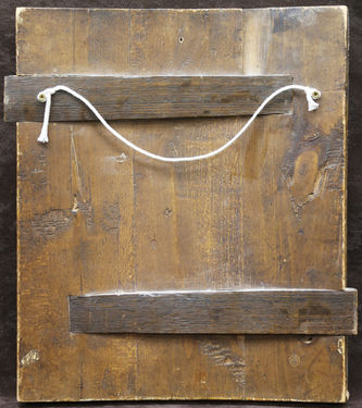 Старинная икона "Иверская Богоматерь" с растительным орнаментом - фото 5