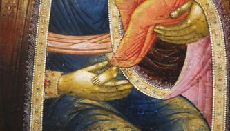 Редкая старинная икона Богородицы "Избавление от бед страждущих" - фото 3