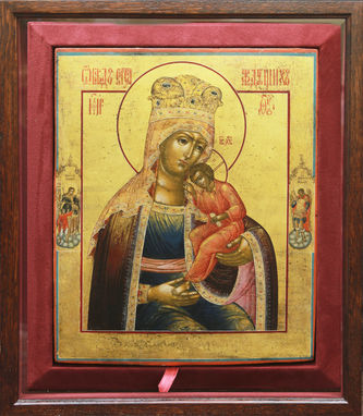 Редкая старинная икона Богородицы "Избавление от бед страждущих" - фото 5