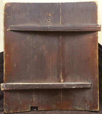 Старинная храмовая икона "Богоматерь Казанская с предстоящими Улитой и Кириком" - фото 4