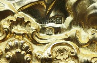 Старинная икона "Господь Вседержитель со скипетром и державой" в окладе с камнями - фото 5